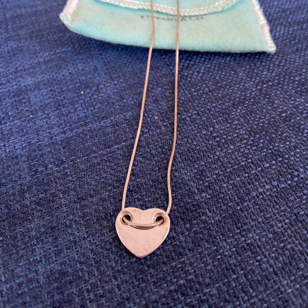 Tiffany & Co. solid heart necklace